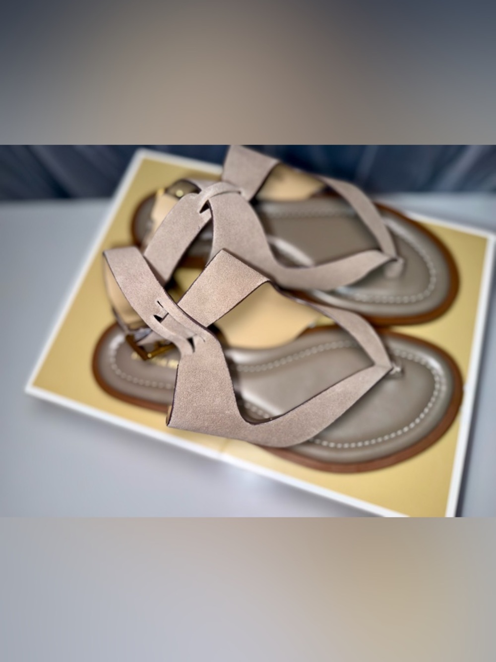 Michael Kors birch Irene Sandals 7 - Picture 8 of 14